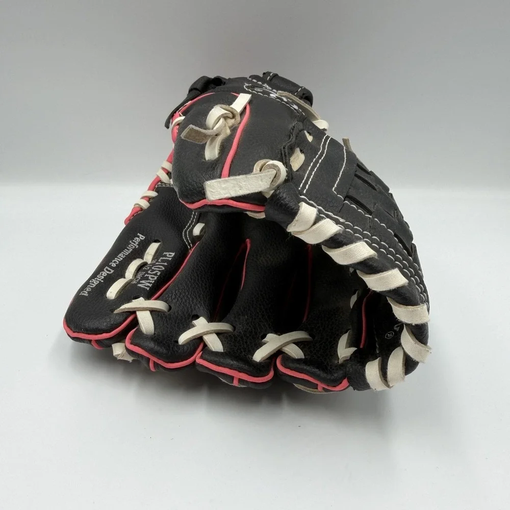 Rawlings Players Series 10.5 Inch Youth Baseball Glove Black Pink PL105PW RH